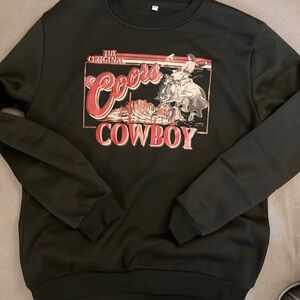 Coors Cowboy sweatshirt